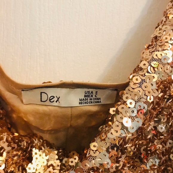 Gold Sequin Dress - Picture 2 of 2